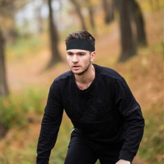 Mens Running Headband Sweatband Sports Headband Cycling Basketball Yoga Hairband
