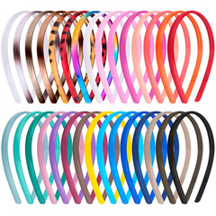 30 Pieces Plastic Headbands with Teeth Thin Colorful Hair Bands