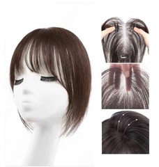 3.5″x5.5″ Seamless 100% Human Hair Topper 10″, Cover forehead,crown and occiput