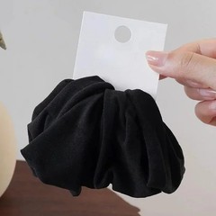4PCS Thick Elastic Hair Ties Scrunchies Strong Ponytail Holder Hair Bands Set