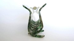 Medium abalone sea shell effect green hair claw clamp clip