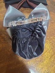 Vintage Boho 80’s 90’s Big Hair Bow Barrette Clip Chiffon Oversized Lot 4