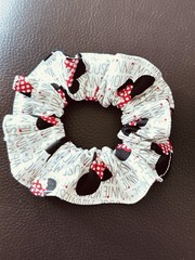 Handmade Minnie Mouse Hair Scrunchies