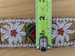 Handmade Embroidered Floral Headband | Boho Wildflower Elastic Hair Band