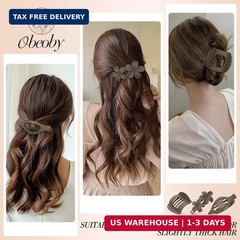 10PCS Flat Hair Clips – French Claw Duckbill No Slip Barrettes