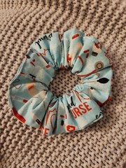 Handmade Hair Scrunchie Pround Nurse theme