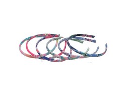 Handmade Preppy Boho 1/4″ Lilly Pulitzer Fabric Headband Lot 6pc Pink Navy