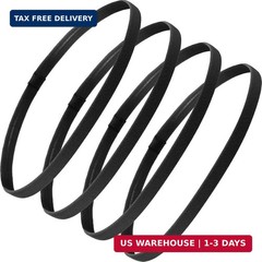 4 Pieces Elastic Sports Headbands Thick Non-Slip Hair Bands for Women and Men