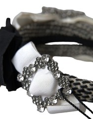 DOLCE & GABBANA Diadem Multicolor Crystal Embellished Women Headband RRP 2600usd