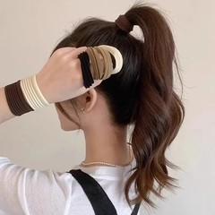 Hair Ties Soft Seamless Hair Bands Fr Thick Thin Hair Ponytail Holders