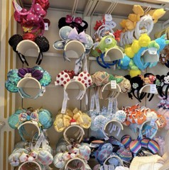 Loungefly Disney Parks Mickey Magical Bow Minnie Mouse Ears Bow Sequins Headband