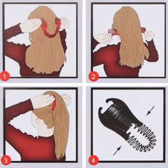 Jumbo Banana Comb Clip Thick Hair Riser Claw Interlocking Jaw Extra Large