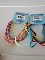 Basic Solutions Solid Stripe Bright Colorful Elastic Headband Salon Quality 3