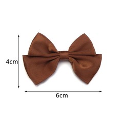 10/30pcs 4X6cm Fresh Pink Ribbon Bows Multicolor Satin Ribbon Bow Flower Craft