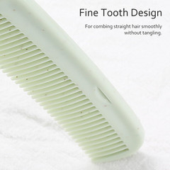 4 PCS Wheat Straw Foldable Hair & Makeup Comb: Portable, Eco-Friendly, for Men &
