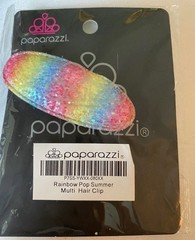 Paparazzi Rainbow Pop Summer Multi Hair Clip Brand New