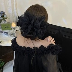 Women’s oversized rose petal hair clip birthday party gift