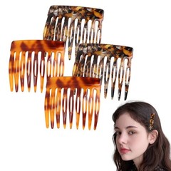French Hair Combs for Women, Decorative Comb Clips for Fine Hair, Small Side