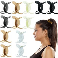 1 Count (Pack of 12), Transparent, yellow, khaki, dark brown, off-white, black