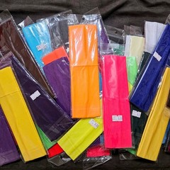 Mystery 10 Pack Variety Solid Color 2.5″ Wide Headbands Hair Band One Size