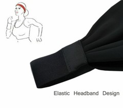 Gym No-Slip Sweatband Yoga Running Cycling Stretch Sports Hairband for Men Women