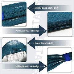 Workout Gym Sweatband Yoga Fitness Headband Elastic Hair Band for Running Sports