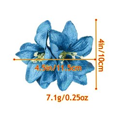 10pcs/set Floral Hair Clips, Colorful Artificial Flower Hair Accessories for …
