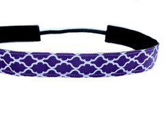 Purple headband. Nonslip sport headband. Running headband. Marathon gifts.