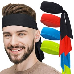 Head Tie Sports Headband Football Basketball Running Sweatband for Men Women