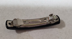 Dichroic Glass Hair Clip / Barrette, various colors, 3″, NEW. Sold separately.
