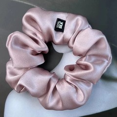 Mulberry Silk Hair Scrunchies Large Elastic Hair Ties Women Gum Bands 1 Pc