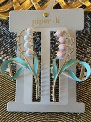 Piper flower Claw Clips X 2
