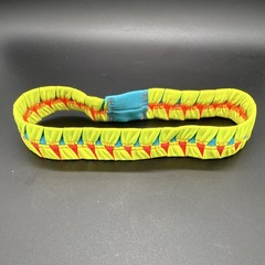 Under Armour Stretch Polyester Headband Green Red Blue Logo Geometric
