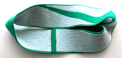 Nike Logo Knit Elastic Headband Unisex Adult Stadium Green/White