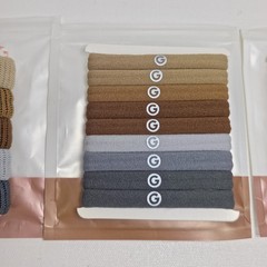 GIMME BEAUTY Thick & Any Fit Hair Bands Tie Lot 3 Packs (23 Bands Total) Neutral