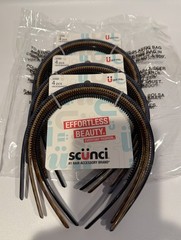 Scunci Headbands ( 4 pcs ) 36966 Effortless Beauty Everyday Hair (Pack Of 3) NEW