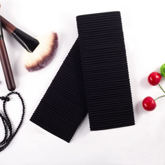 100Pcs Womens Elastics Hair Tie, 4MM Black Ponytail Holders Hair Bands, 2 Inch i