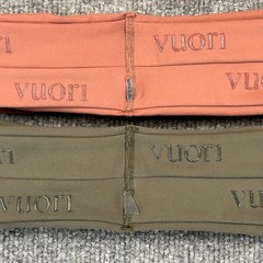 Vuori Head Band Womens One Size Green Coral Daily Sweat Lot Running Yoga Workout