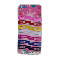 3 Unit x 14 Barrettes [42 Barrettes] Innocence Snap Pin Hair Pins