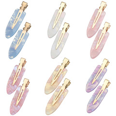 12 Pack Creaseless Hair Clips No Crease Hair Clips Colorful No Bend Hairclips