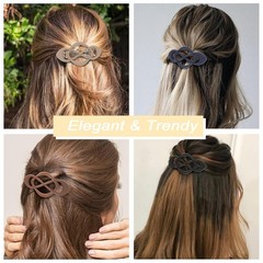 Vintage French Barrette Clips – 4 Pack Hair Accessories for Women & Girls