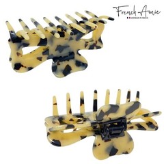 French Amie Large Butterfly 3.5″ Handmade Celluloid Acetate Hair Claw for Women