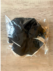 Anthropologie Nylon Scrunchies, Black & White (Set of 2) NEW