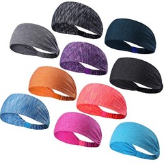 Sweatband Elastic Headbands for Men Women Sports Running Yoga Fitness Gym Dance