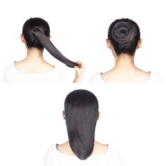 50PCS of White Hair Net Individual Packing Invisible Elastic Edge Mesh
