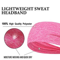 Sweat Headband Running Sport Athletic Sweat Band Exercise with Reflective Safety