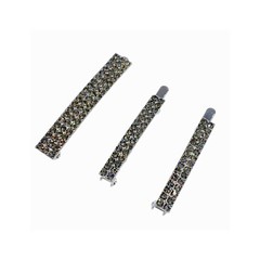 MOGHANT MAGNETIC BARRETTE SET HAIR CLIP HAIRPIN made with SWAROVSKI ELM CRYSTAL