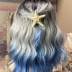 Beach Festival Cruise Star fish Starfish Hair Clip Barrette Nautical Pool Party