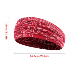 Sport Headband Sweatband Sweat Hair Band Gym Stretch Hair Wrap for Men Women