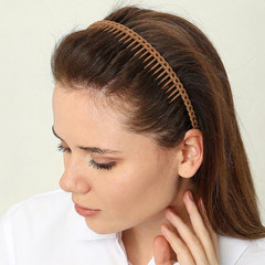 Headbands with Teeth, 6 Pcs Non Slip Headbands for Women Plastic Comb Headban…
